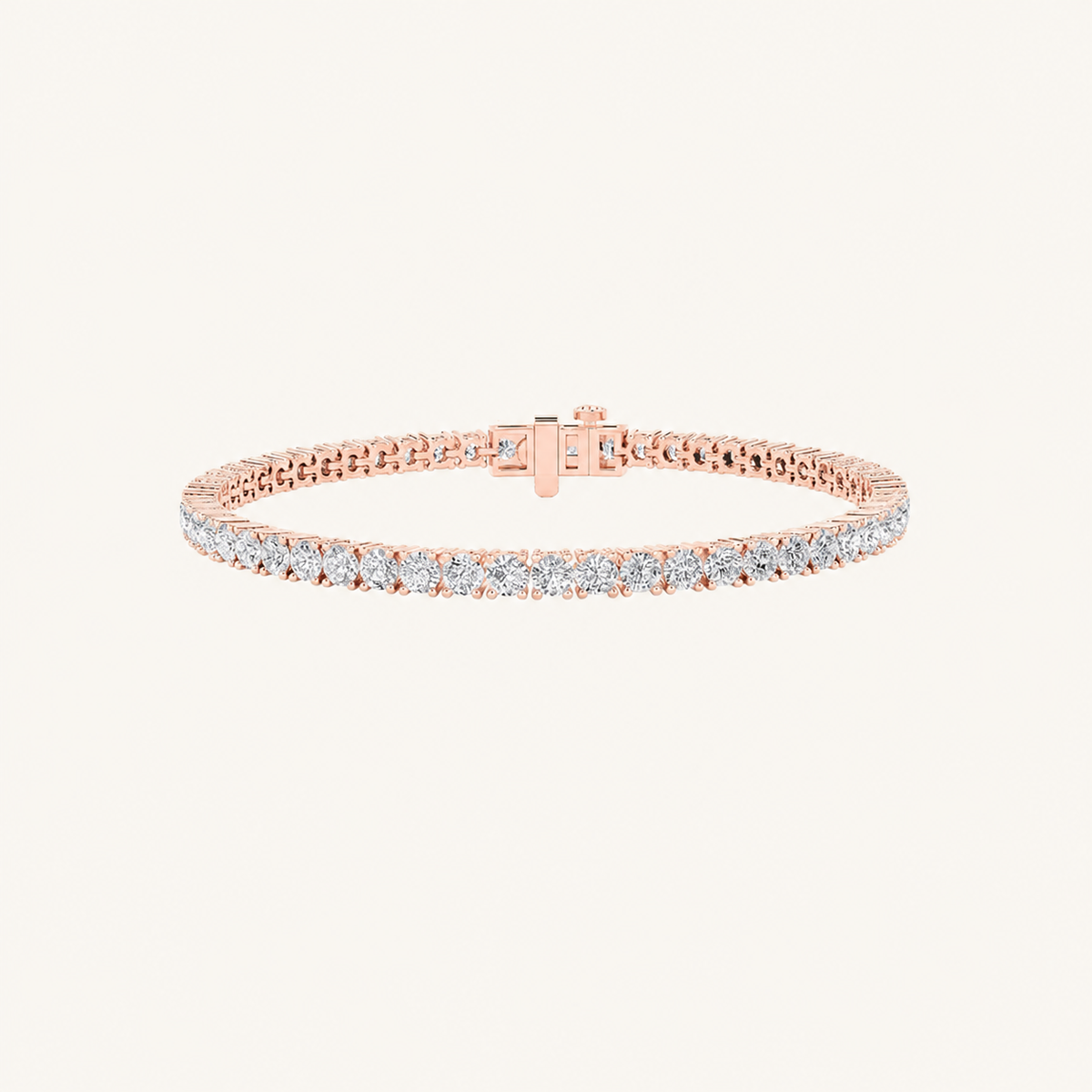 9.75CT Round Cut Lab Grown Diamond Classic Tennis Bracelet
