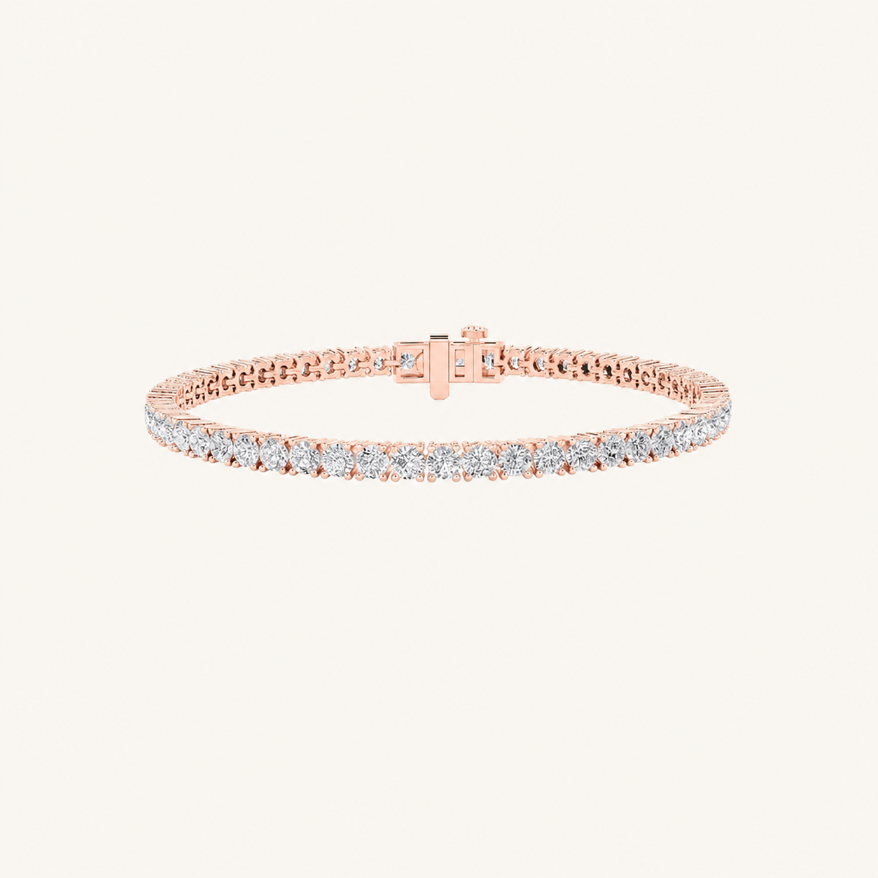 9.75CT Round Cut Lab Grown Diamond Classic Tennis Bracelet