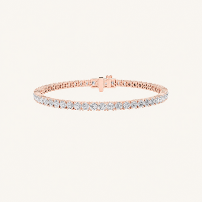 9.75CT Round Cut Lab Grown Diamond Classic Tennis Bracelet