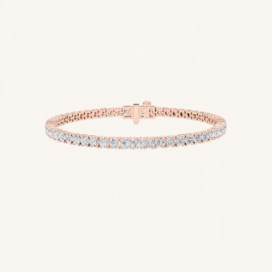 9.75CT Round Cut Lab Grown Diamond Classic Tennis Bracelet