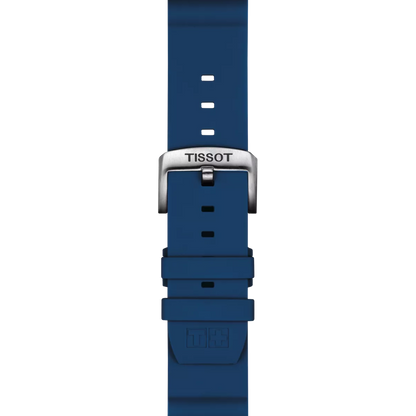 Tissot Official Blue Silicone Strap Lugs 22 mm 2
