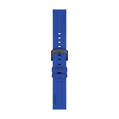 Tissot Official Blue Silicone Strap Lugs 22mm 1