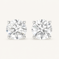 2.00 CT Round Cut Lab Grown Diamond Earrings