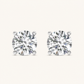 2.00 CT Round Lab Grown Diamond Earrings