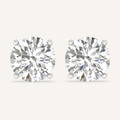 0.50 CT Round Lab Grown Diamond Earrings