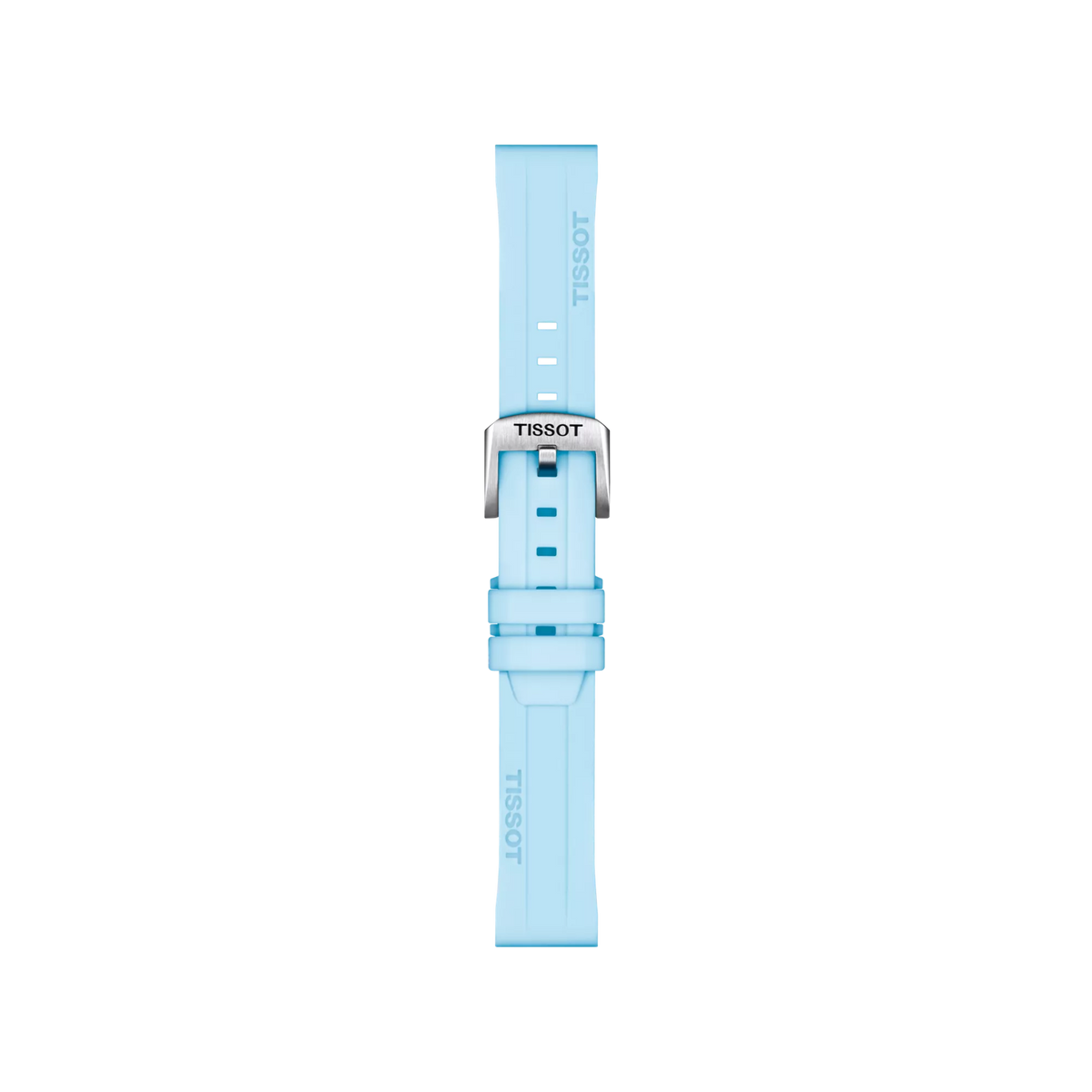 Tissot Official Blue Silicone Strap Lugs 22 mm 1