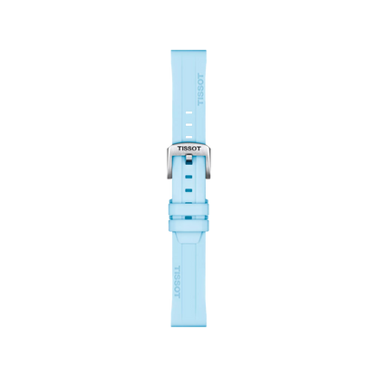 Tissot Official Blue Silicone Strap Lugs 22 mm 1