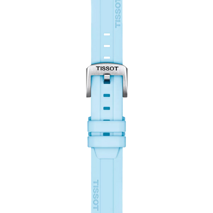 Tissot Official Blue Silicone Strap Lugs 22 mm 2