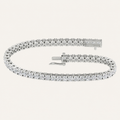 7.00CT Round Cut Lab Grown Diamond Tennis Bracelet