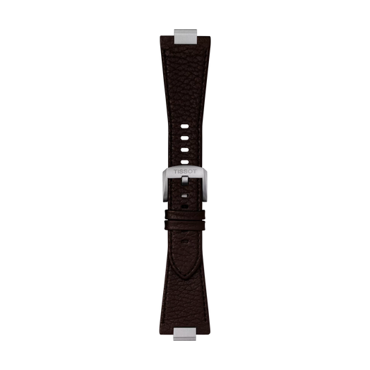 Tissot Official Brown PRX 40mm Leather Strap With Steel Endpiece 1