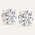 3.00CT Round Cut Lab Grown Diamond Earring