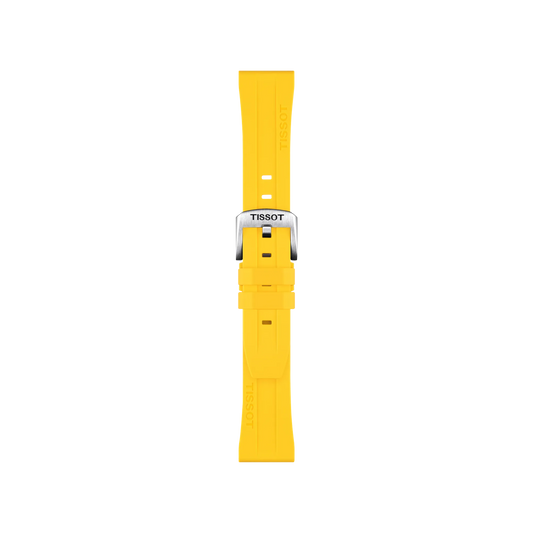 Tissot Official Yellow Silicone Strap Lugs 20 mm 1