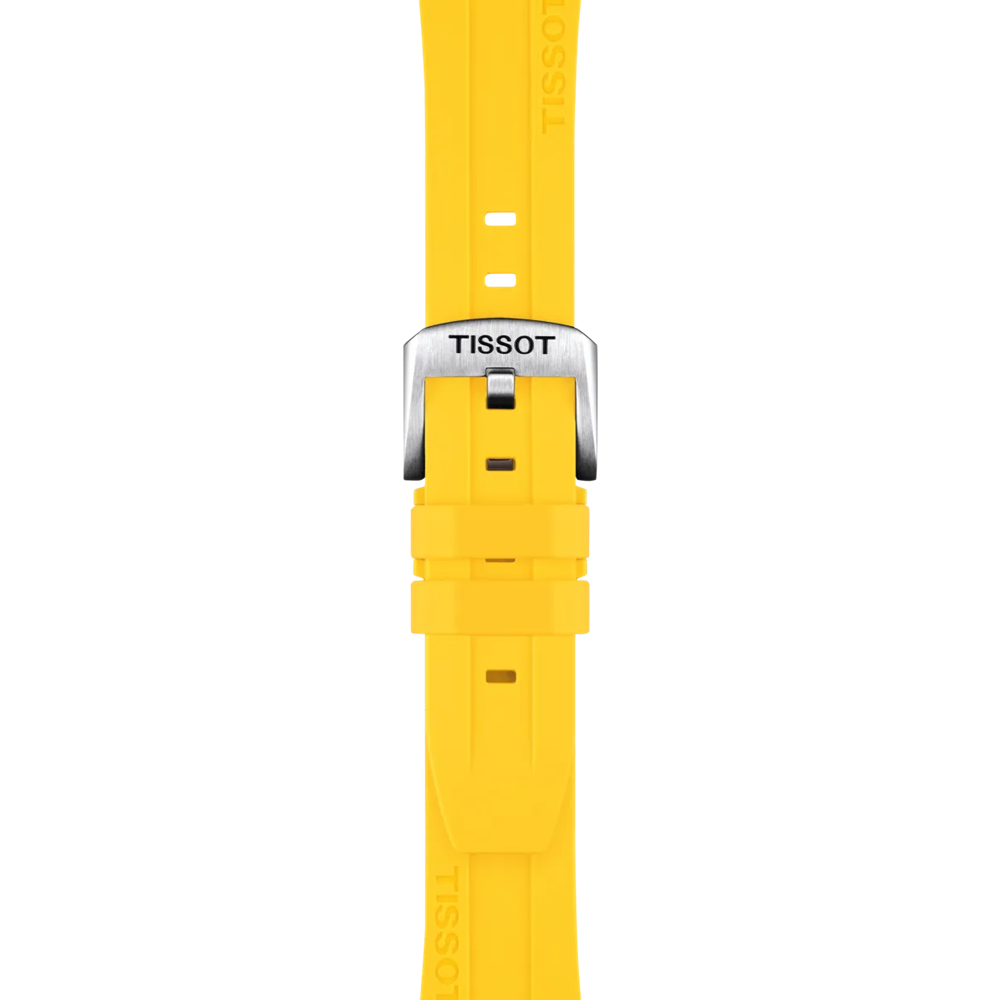Tissot Official Yellow Silicone Strap Lugs 20 mm 2