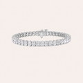 6CT Oval Cut Lab Grown Diamond Tennis Bracelet