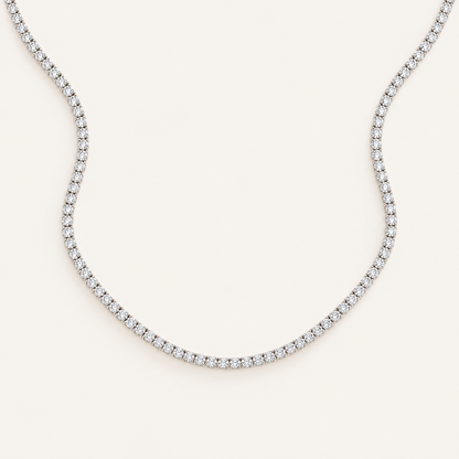 7.00CT Round Cut Lab Grown Diamond Necklace
