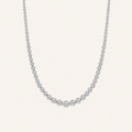 15CT Round Cut Lab Grown Diamond Tennis Necklace