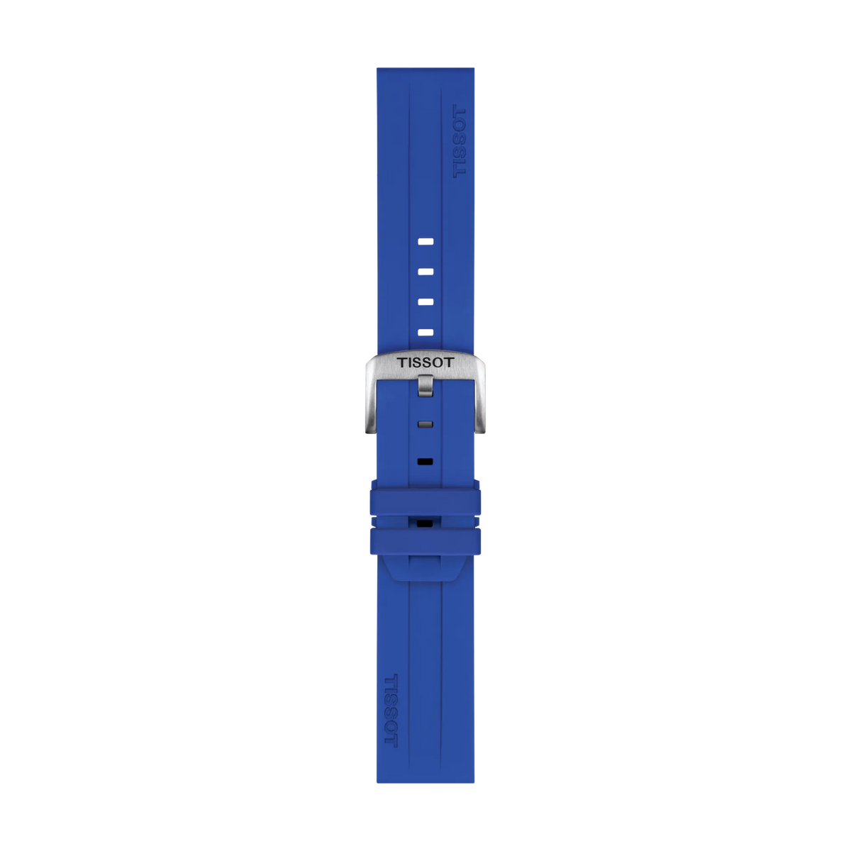 Tissot Official Blue Silicone Strap Lugs 22 mm 1