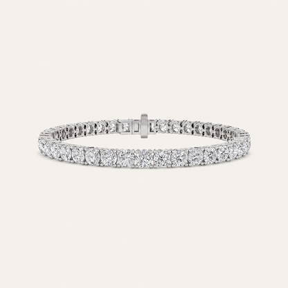 9CT Round Cut Lab Grown Diamond Tennis Bracelet