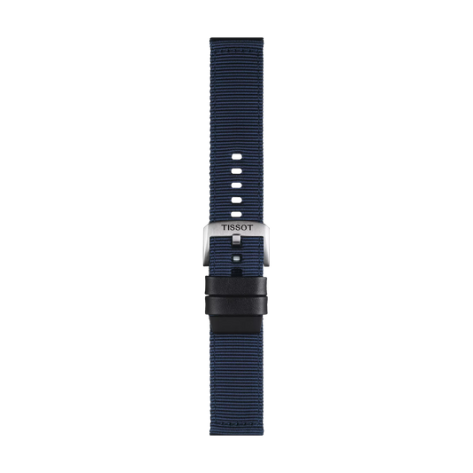 Tissot Official Blue Fabric Strap Lugs 22 mm 1