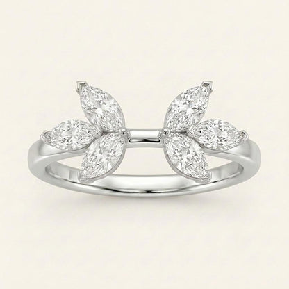 1CT Marquise Cut Lab Grown Diamond Wrap Ring