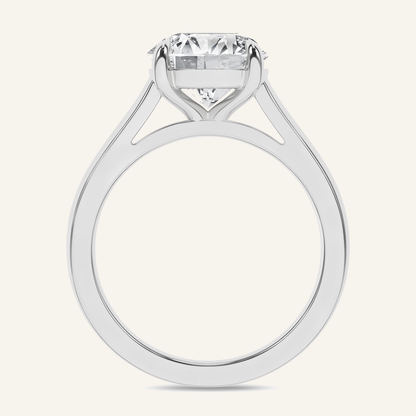 0.5CT Round Cut Certified Lab Grown Diamond Solitaire Ring