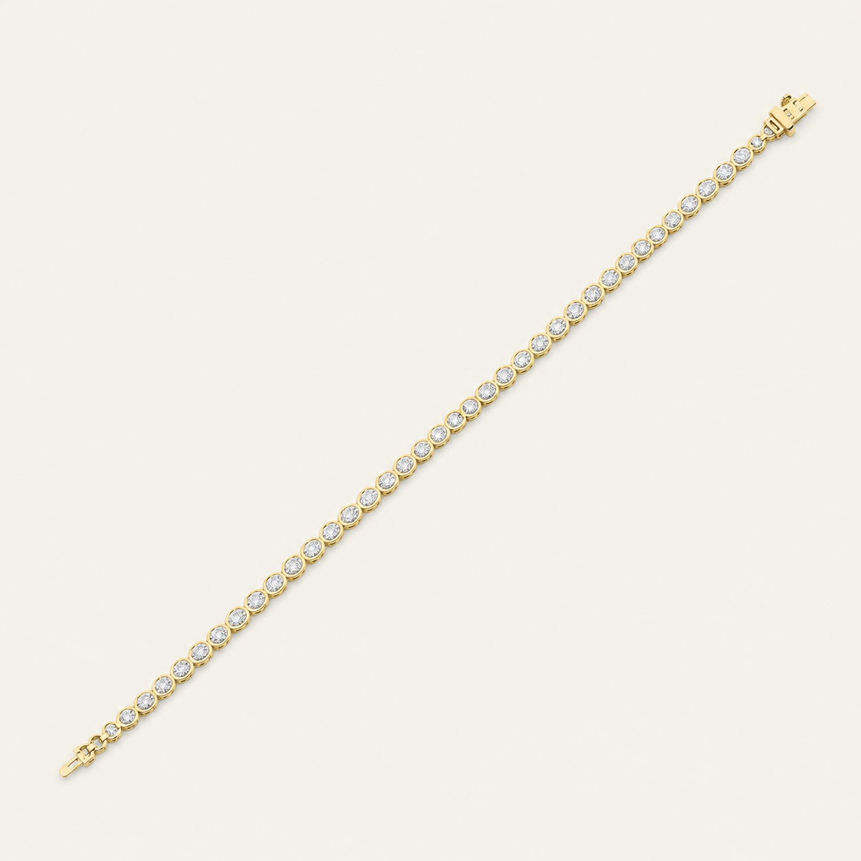 8CT Oval Cut Lab Grown Diamond Tennis Bracelet