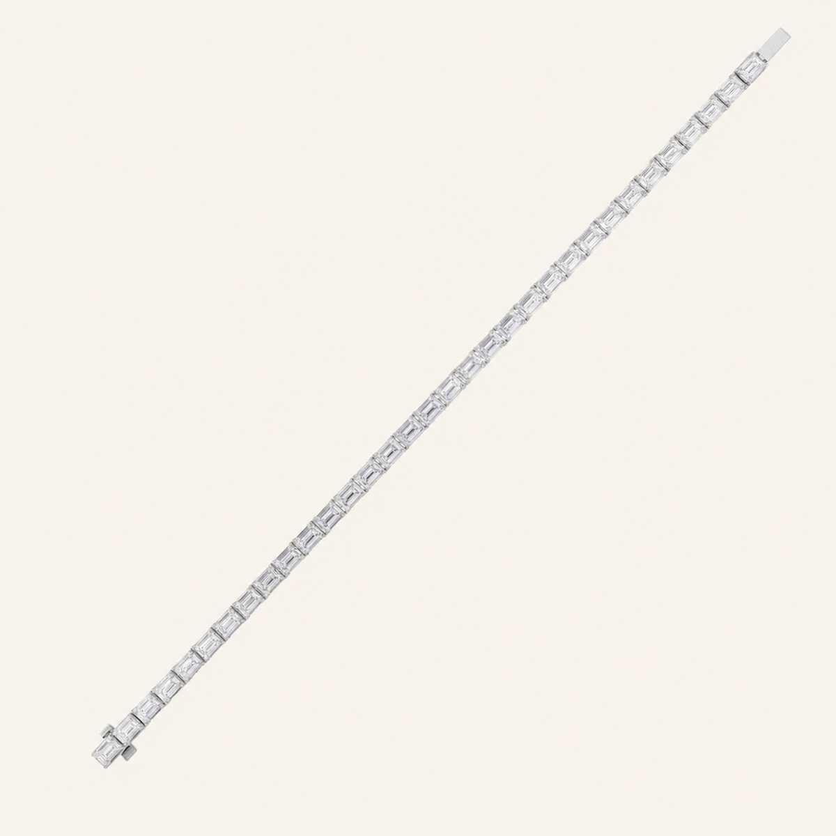 10CT Radiant Cut Lab Grown Diamond East West Tennis Bracelet