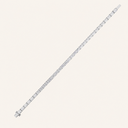 10CT Radiant Cut Lab Grown Diamond East West Tennis Bracelet